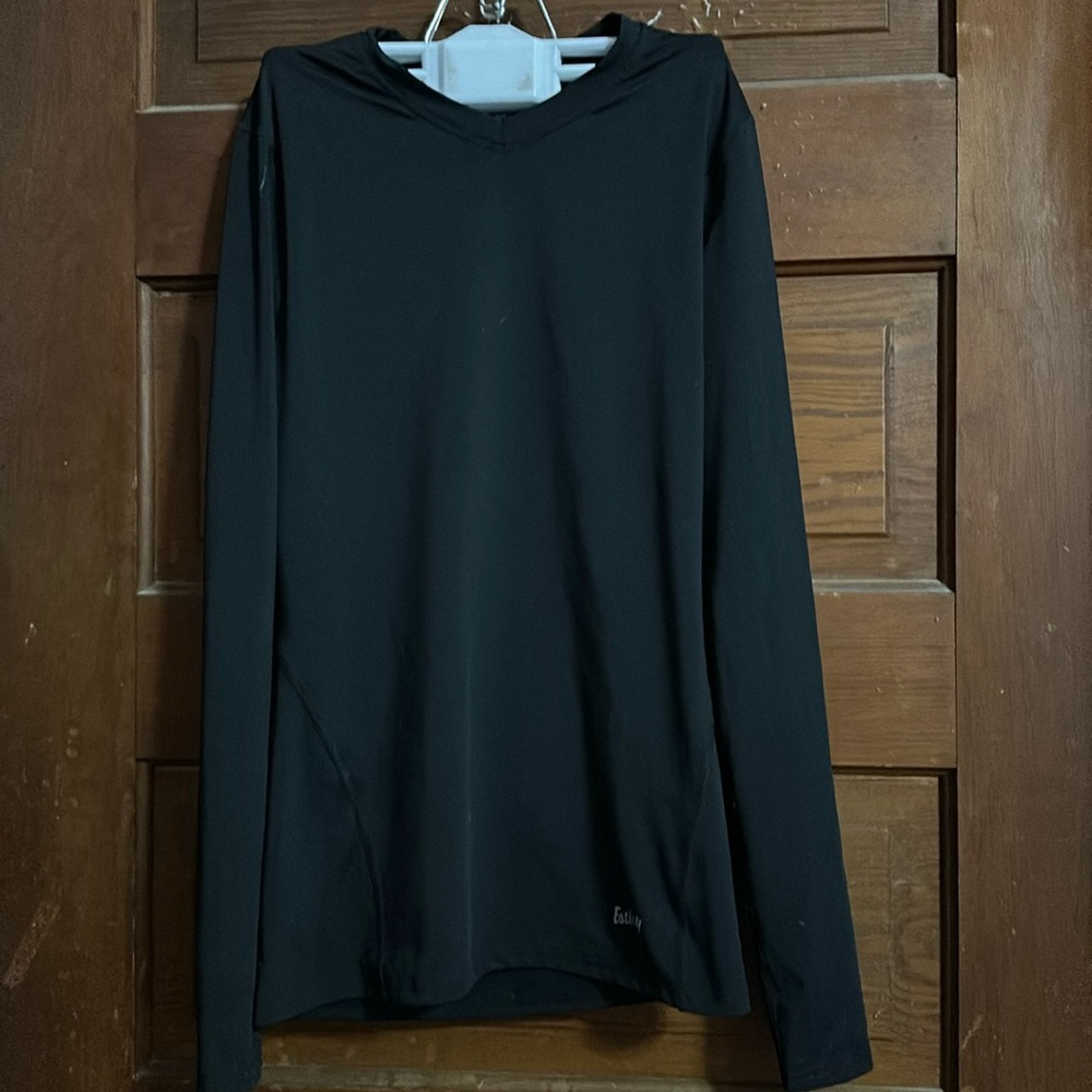 Eastbay compression shirt. Black adult medium